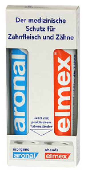 Elmex/Aronal Mundhygiene-Set je 75 ml