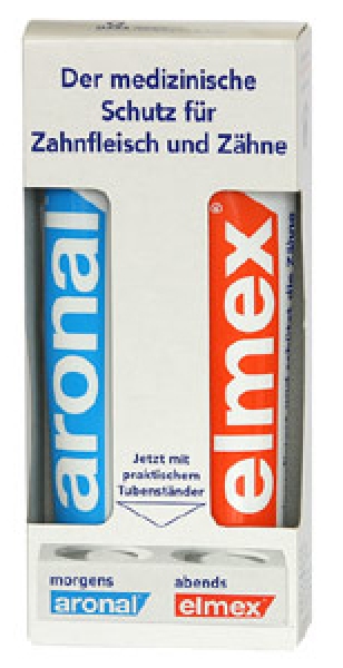 Elmex/Aronal Mundhygiene-Set je 75 ml