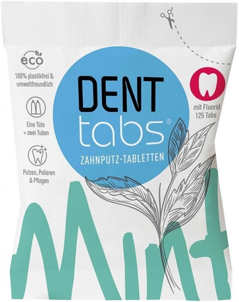 DENTTABS Zahnputz-Tabletten 125 Stück