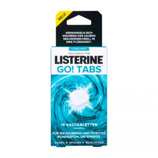LISTERINE GO! Tabs Kautabletten 16 Stück