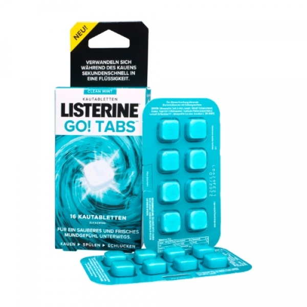 LISTERINE GO! Tabs Kautabletten 16 Stück