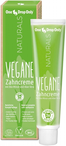 One Drop Only Naturals Vegane Zahncreme 75 ml