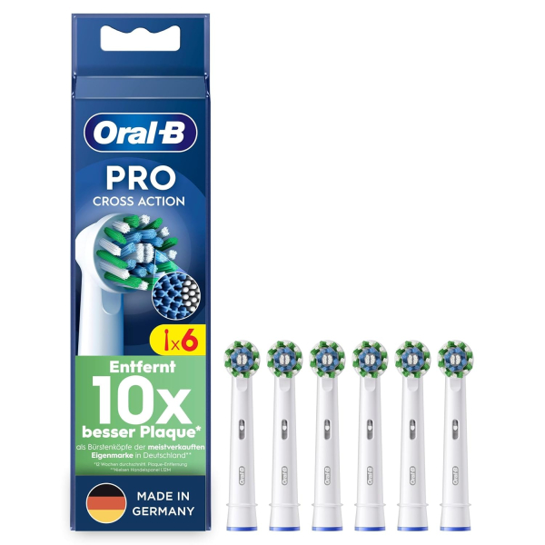 Braun Oral-B Aufsteckbürsten CrossAction - 6'er Pack