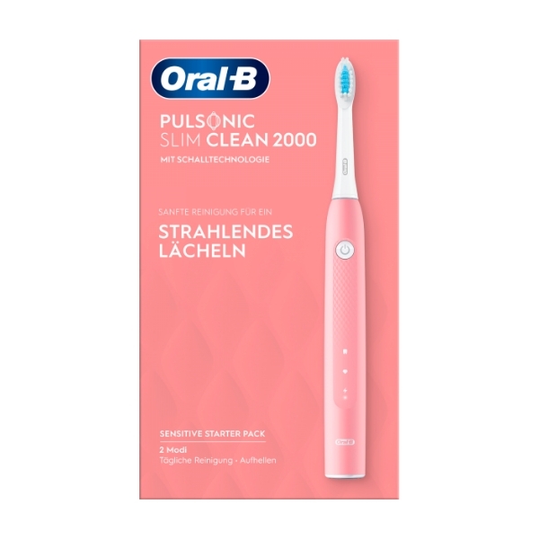 Braun Oral-B Pulsonic Slim Clean 2000 Schallzahnbürste Pink