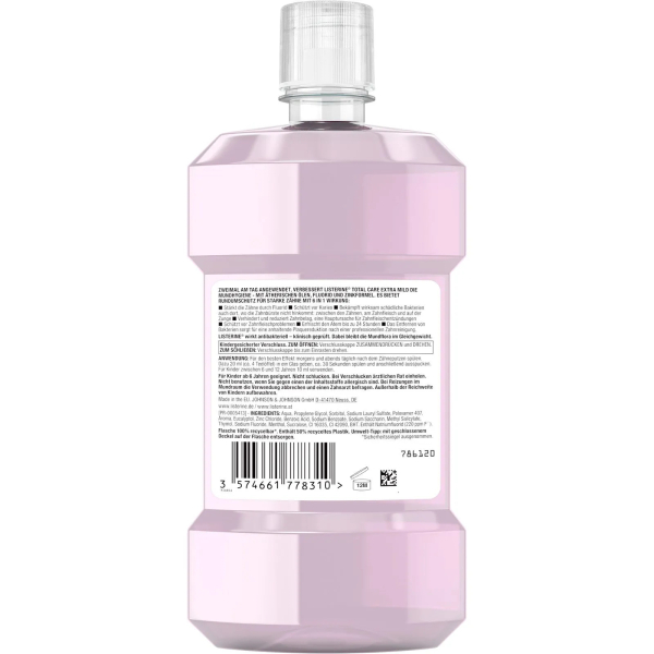 Listerine Mundspülung Total Care Extra Mild 500 ml