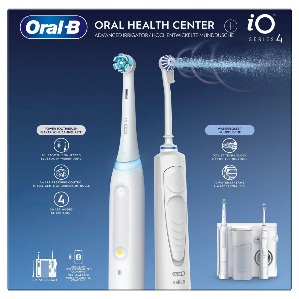 Braun Oral-B Health Center + iO Series 4 Zahnbürste