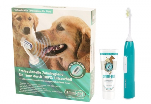 Emmi-Pet Ultraschall-Zahnbürste für Tiere