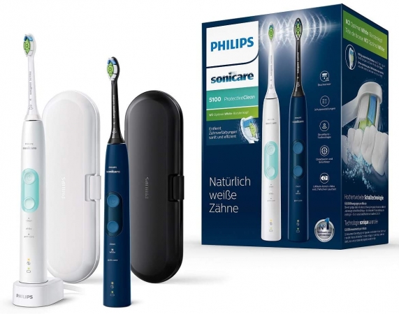 Philips Sonicare ProtectiveClean 5100 + 2. Handstück HX6851/34