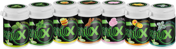 KauX Xylitol Kaugummis 7'er Pack