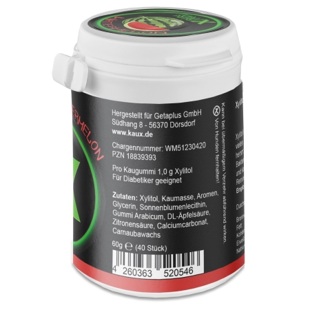 KauX Watermelon Kaugummi mit Xylitol 40 Stück