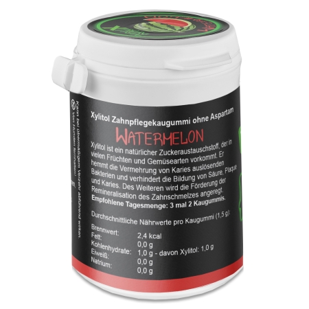 KauX Watermelon Kaugummi mit Xylitol 40 Stück