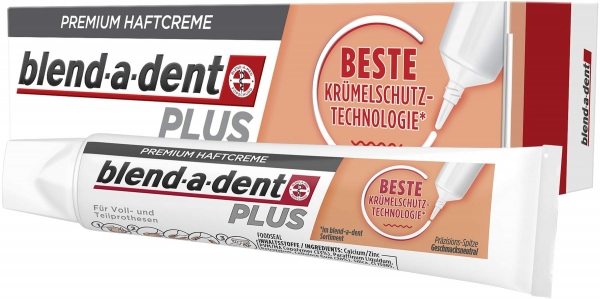 blend-a-dent Premium Haftcreme PLUS Krümelschutz 40 g