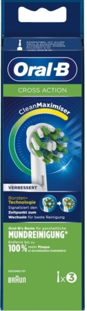 Braun Oral-B Bürstenköpfe CrossAction Clean Maximer - 3'er Pack