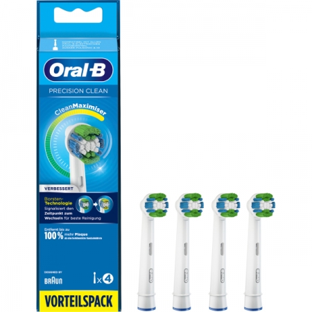 Braun Oral-B Aufsteckbürsten PrecisionClean - 4'er Pack