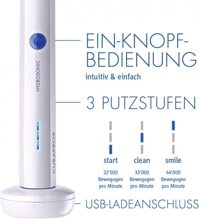 CURAPROX Hydrosonic EASY Schallzahnbürste