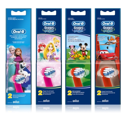 Braun Oral-B Aufsteckbürsten Kids - 2'er Pack