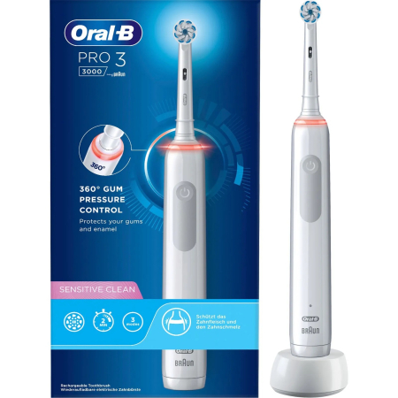 Braun Oral-B Pro 3 3000 Sensitive Clean White