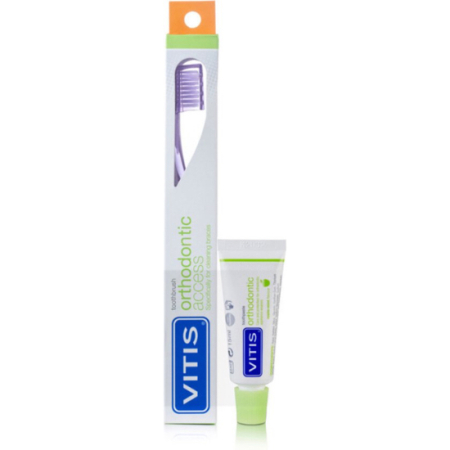 VITIS orthodontic access Zahnbürste + Zahncremeprobe